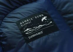 Therm-A-Rest Ramble Down Blanket -Exped || Le Creuset || de Buyer Sales Store 10810 tr ramble blanket eclipse wovenlbl 1280x1280