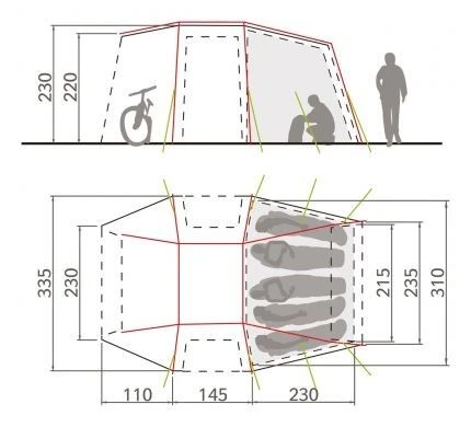 VAUDE Drive Van XT 5P 2 VAUDE Drive Van XT 5P - Image 2