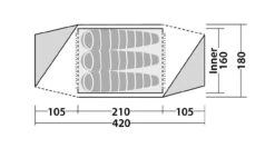 Robens Stony Brook 3 -Exped || Le Creuset || de Buyer Sales Store 130270 Stony Brook 3 Drawing Floorplan3 1280x1280
