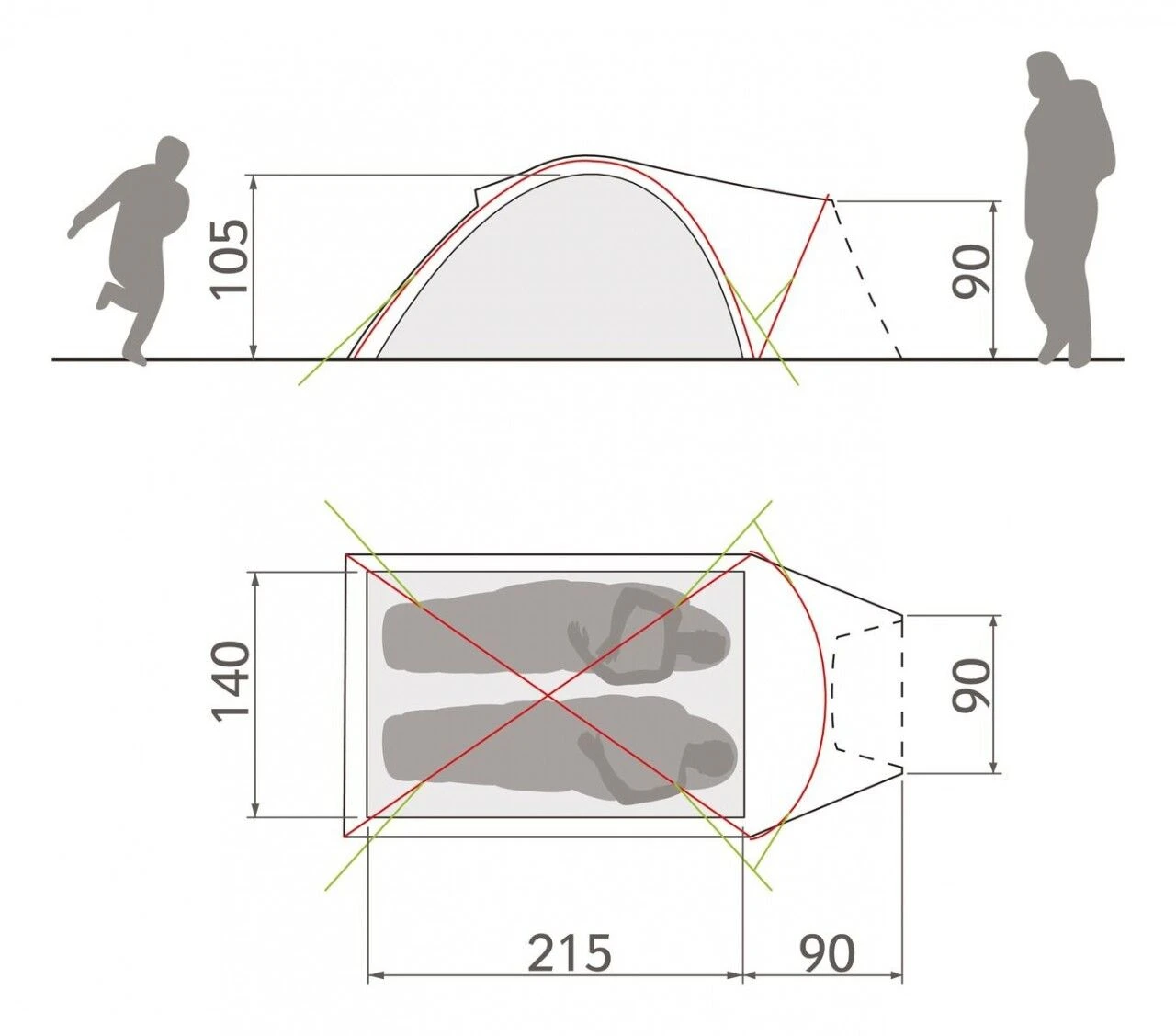 VAUDE Campo Compact XT 2P 4 VAUDE Campo Compact XT 2P - Image 4