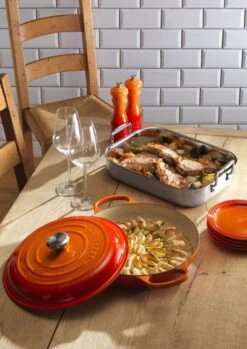 Le Creuset Classic Stainless Steel Roasting Pan -Exped || Le Creuset || de Buyer Sales Store 21180300902430 96102270000000 49814000010003 LS00004 1280x1280