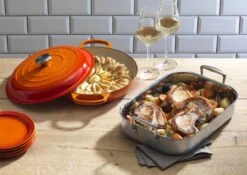 Le Creuset Classic Stainless Steel Roasting Pan -Exped || Le Creuset || de Buyer Sales Store 96102270000000 21180300902430 49814000010003 LS00001 1280x1280